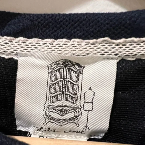 Anthropologie Lili’s Closet Textured Polka Dot Pullover - Picture 2 of 3